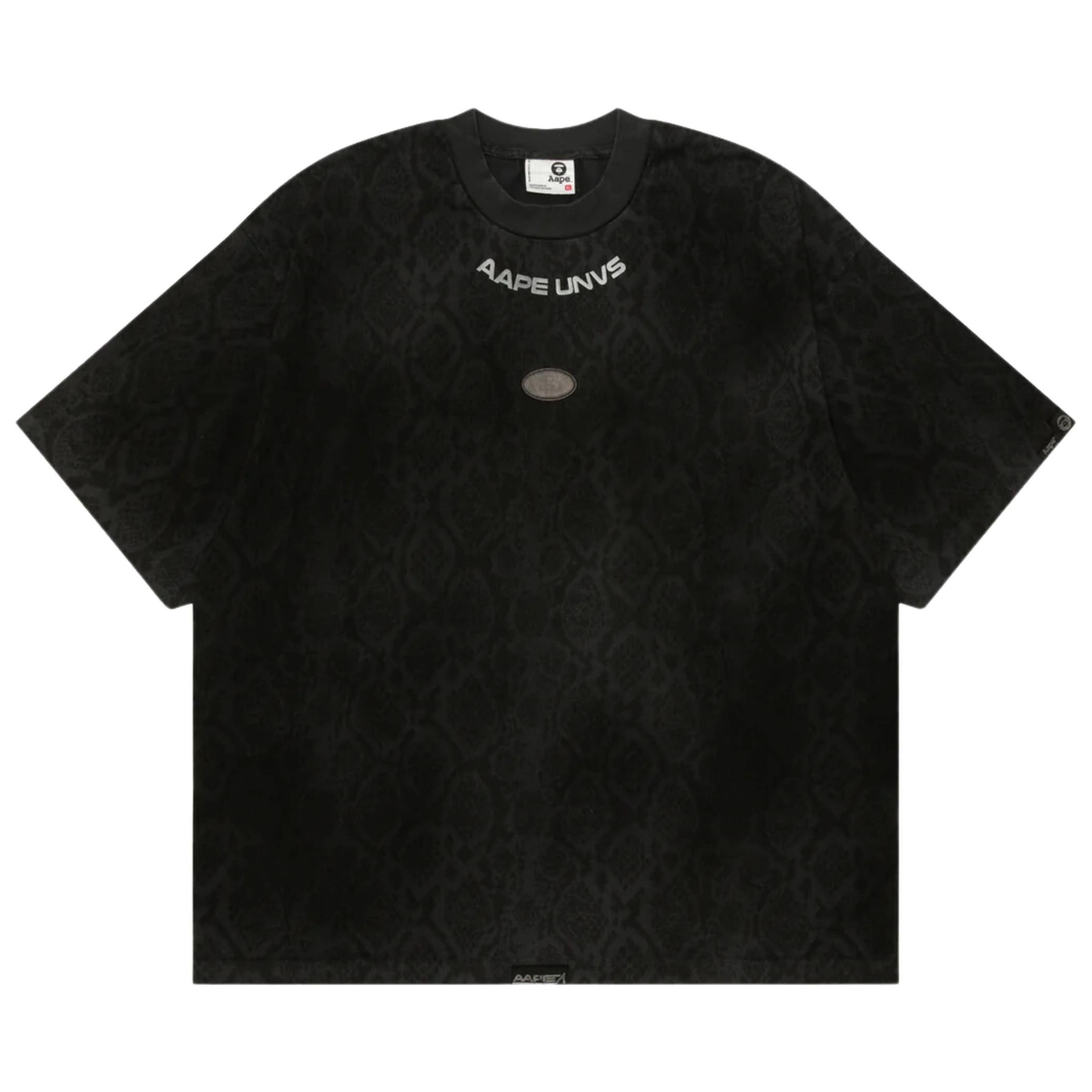Aape Crew Allover Print Black