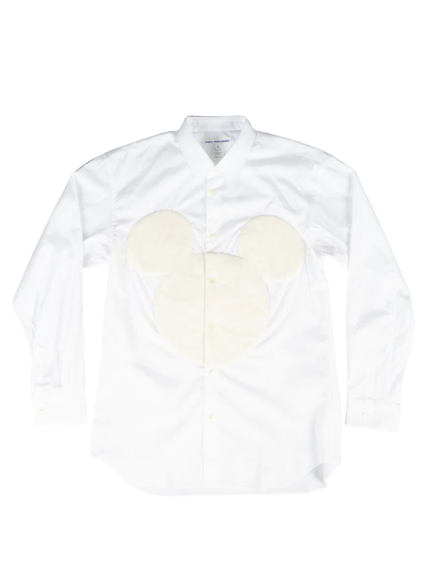 Comme Des Garcons Shirt Pattern White