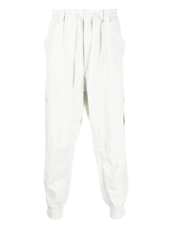 Y-3 Cargo Pants Cuffed White