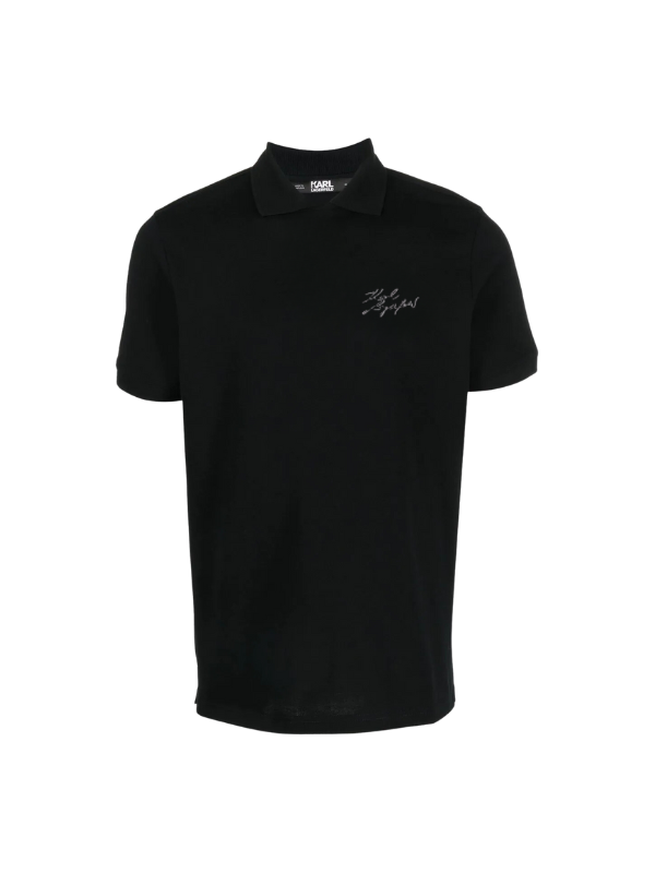 Karl Lagerfeld Golfer Signature Logo Black
