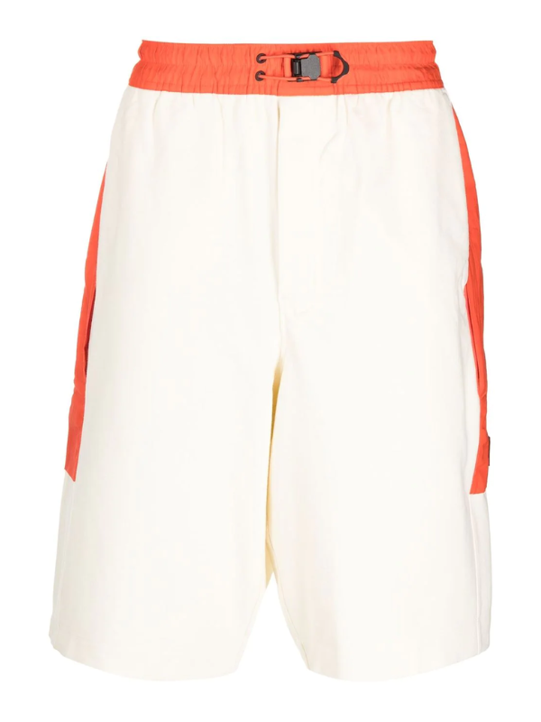 Y-3 Shorts Stretch Logo Orange-Cream