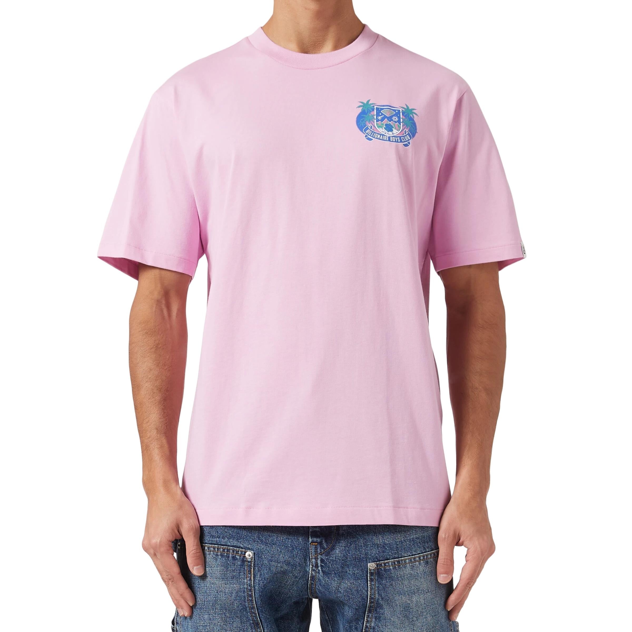 Billionaire Boys Club T-Shirt Tropical Crest Pink