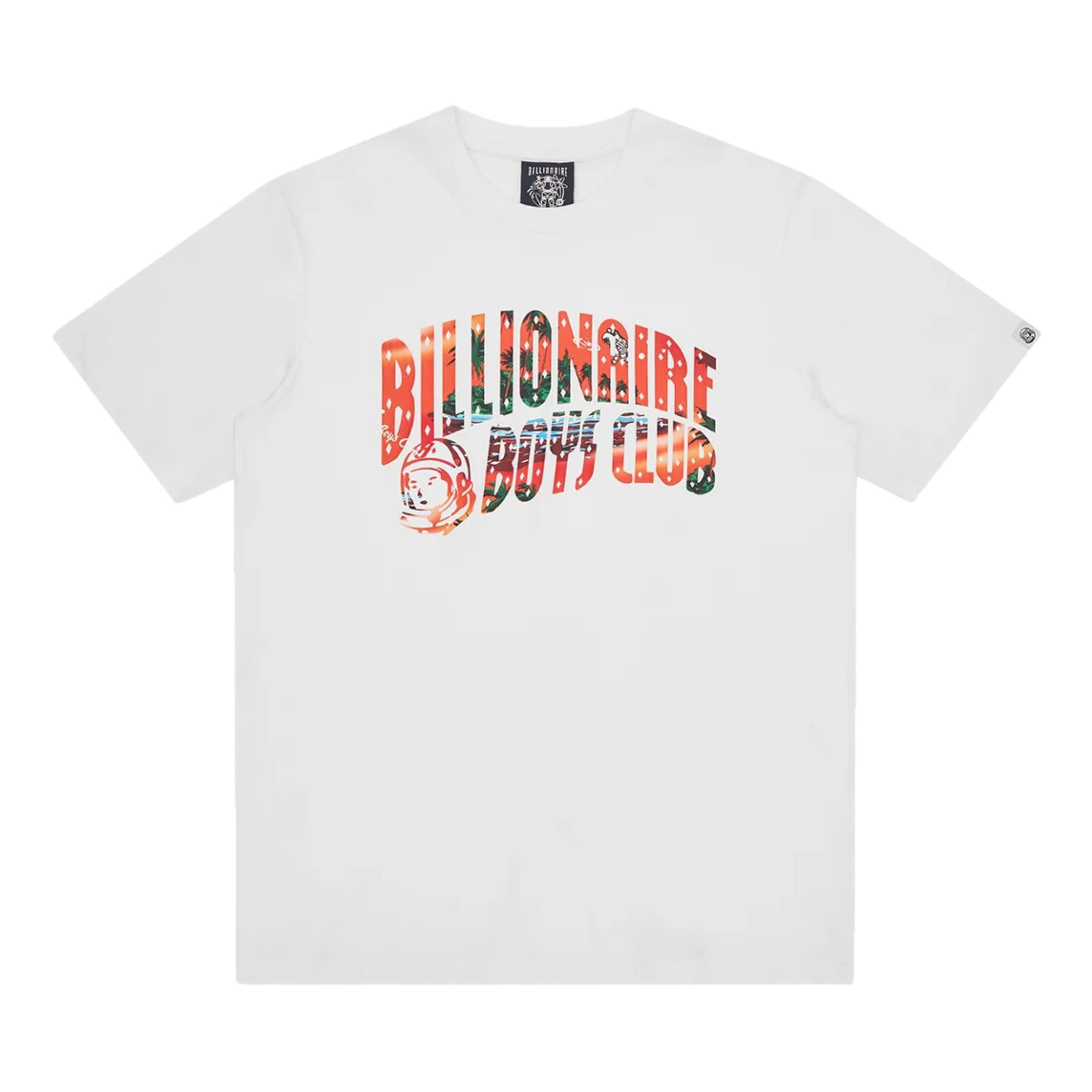 Billionaire Boys Club T-Shirt Tropical Island Full Arch Logo White