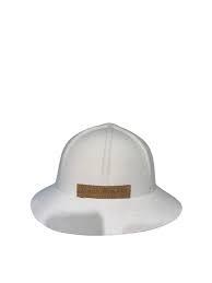 Simon & Mary Hat Pith Helmet White