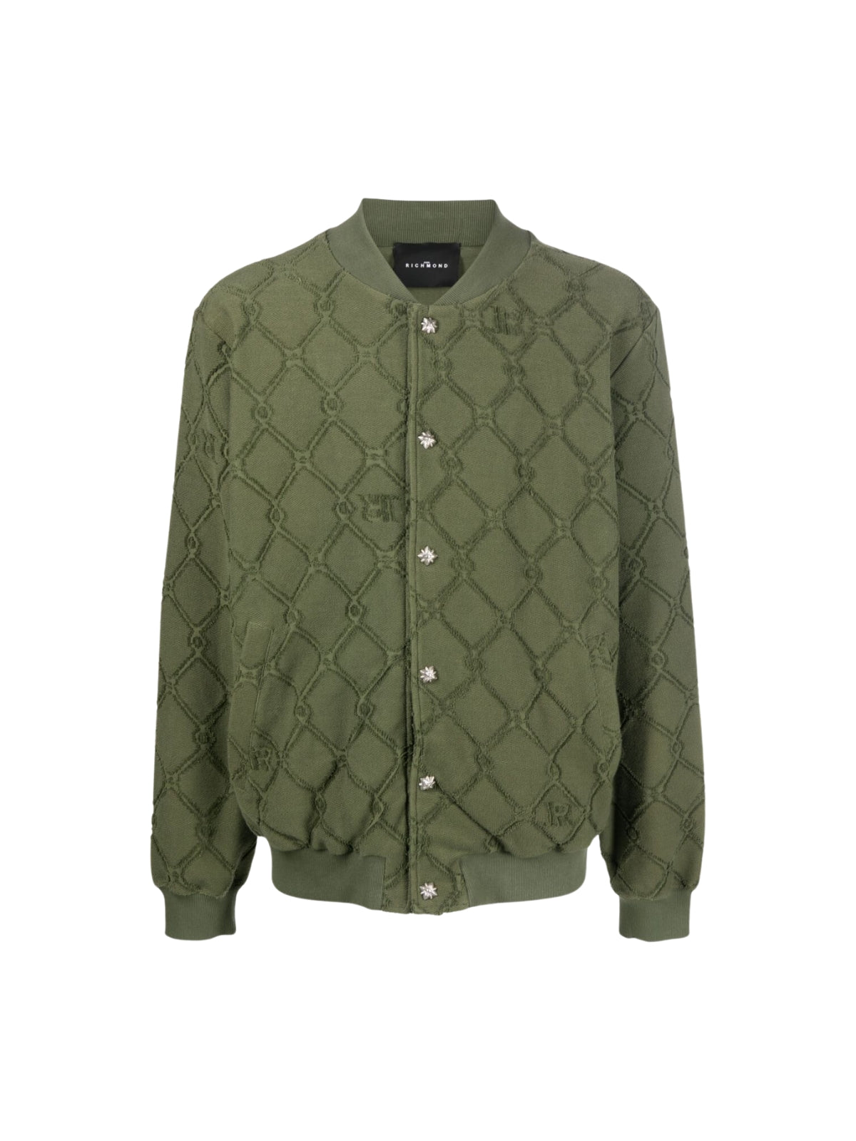 John Richmond Sweater Kinek Button Down Khaki