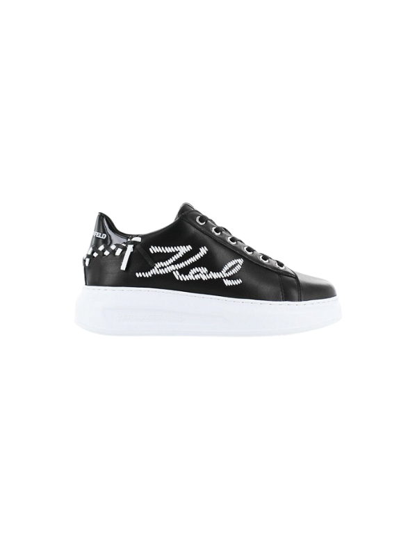 Karl Lagerfeld Ladies Sneaker Kapri Print Black