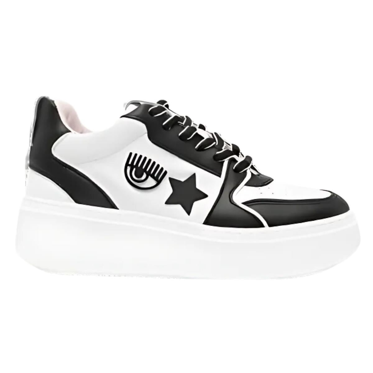 Chiara Ferragni Sneaker Cfs29 School Black-White