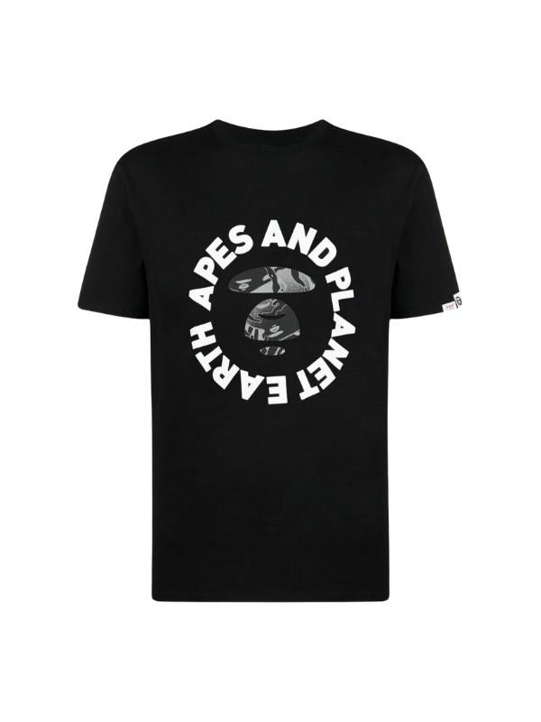 Aape T-Shirt Circled Logo Black