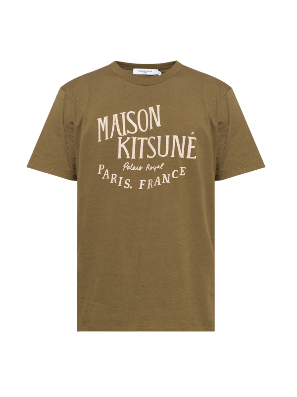 Maison Kitsune T-Shirt Palais Royal Classic Khaki