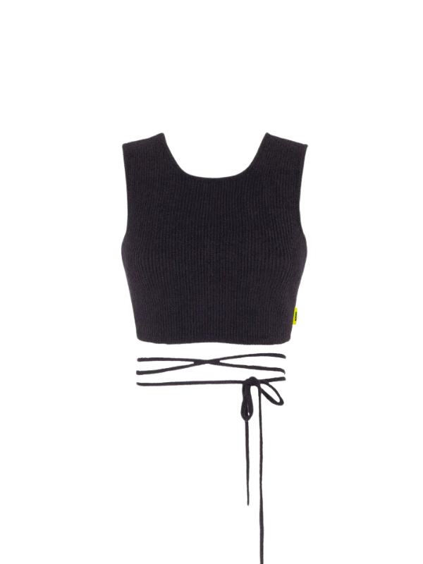 Barrow T-Shirt Ladies Crop Logo Black