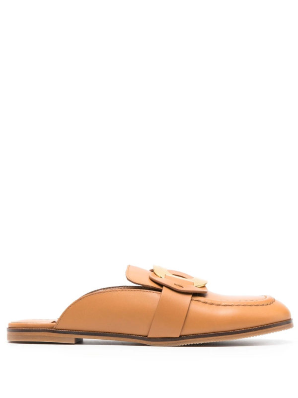 See By Chloe Slides Ss6 New Natural Calf Tan
