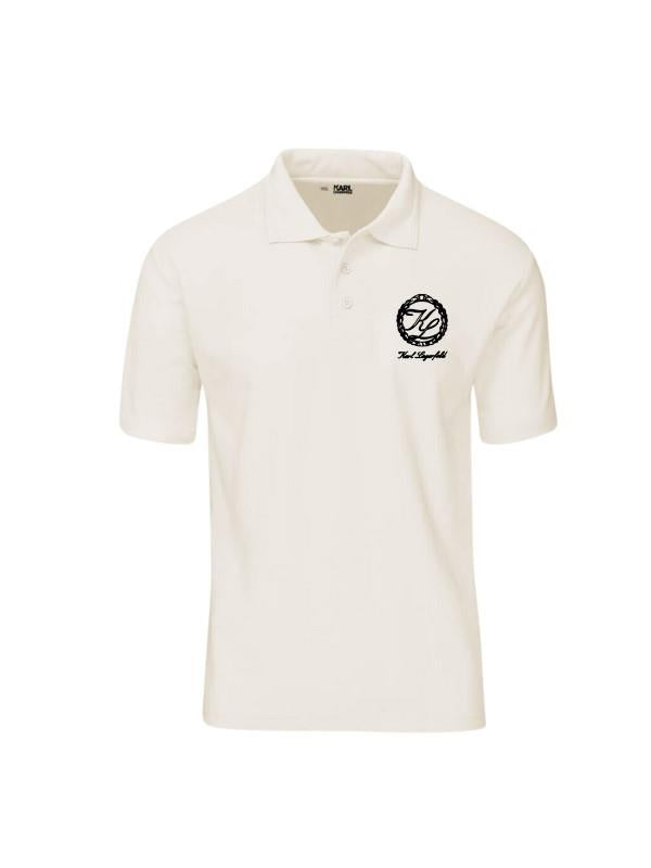 Karl Lagerfeld Golfer Emblem Logo White