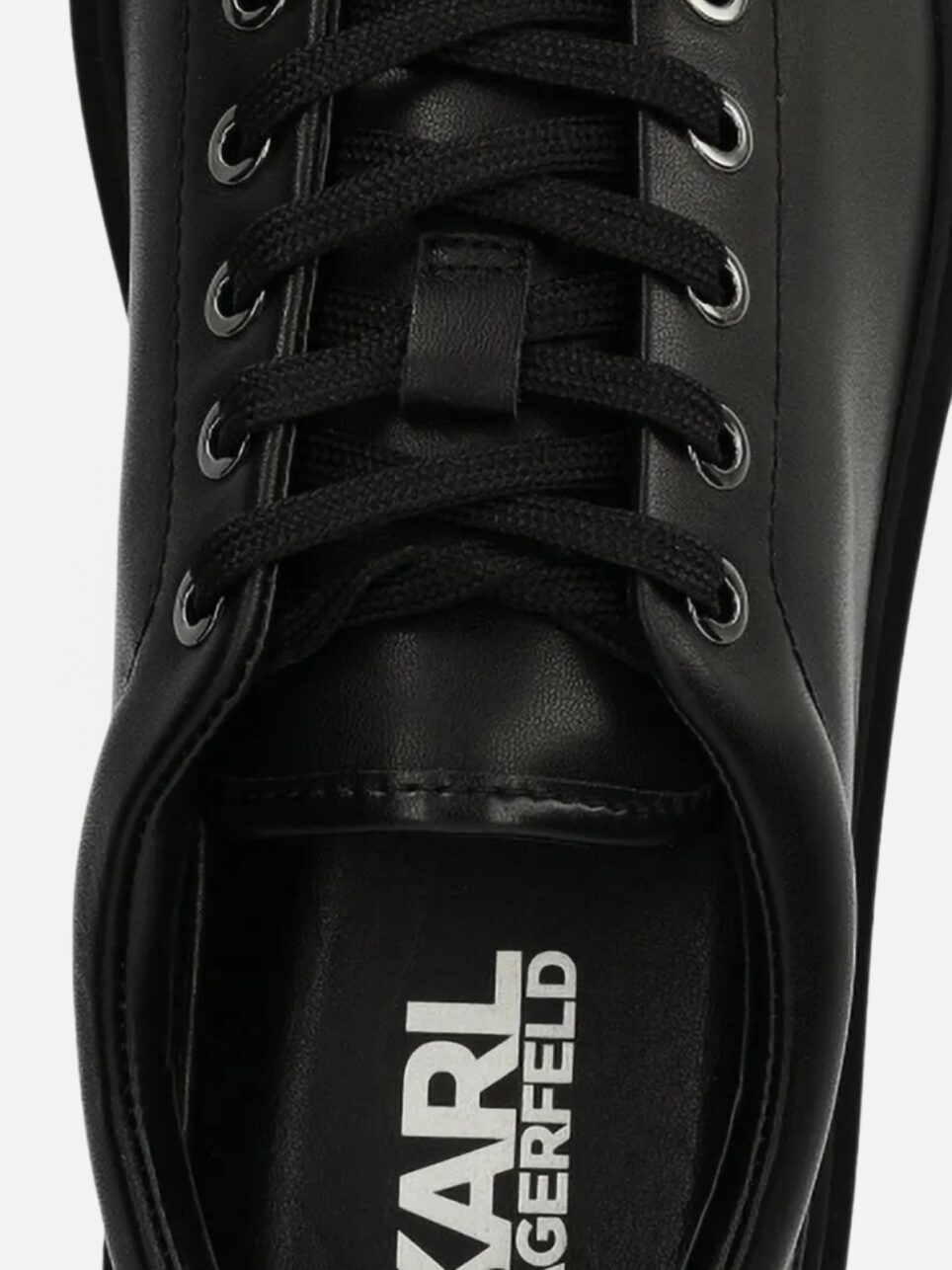 Karl Lagerfeld Sneaker Flint Lace Leather Black