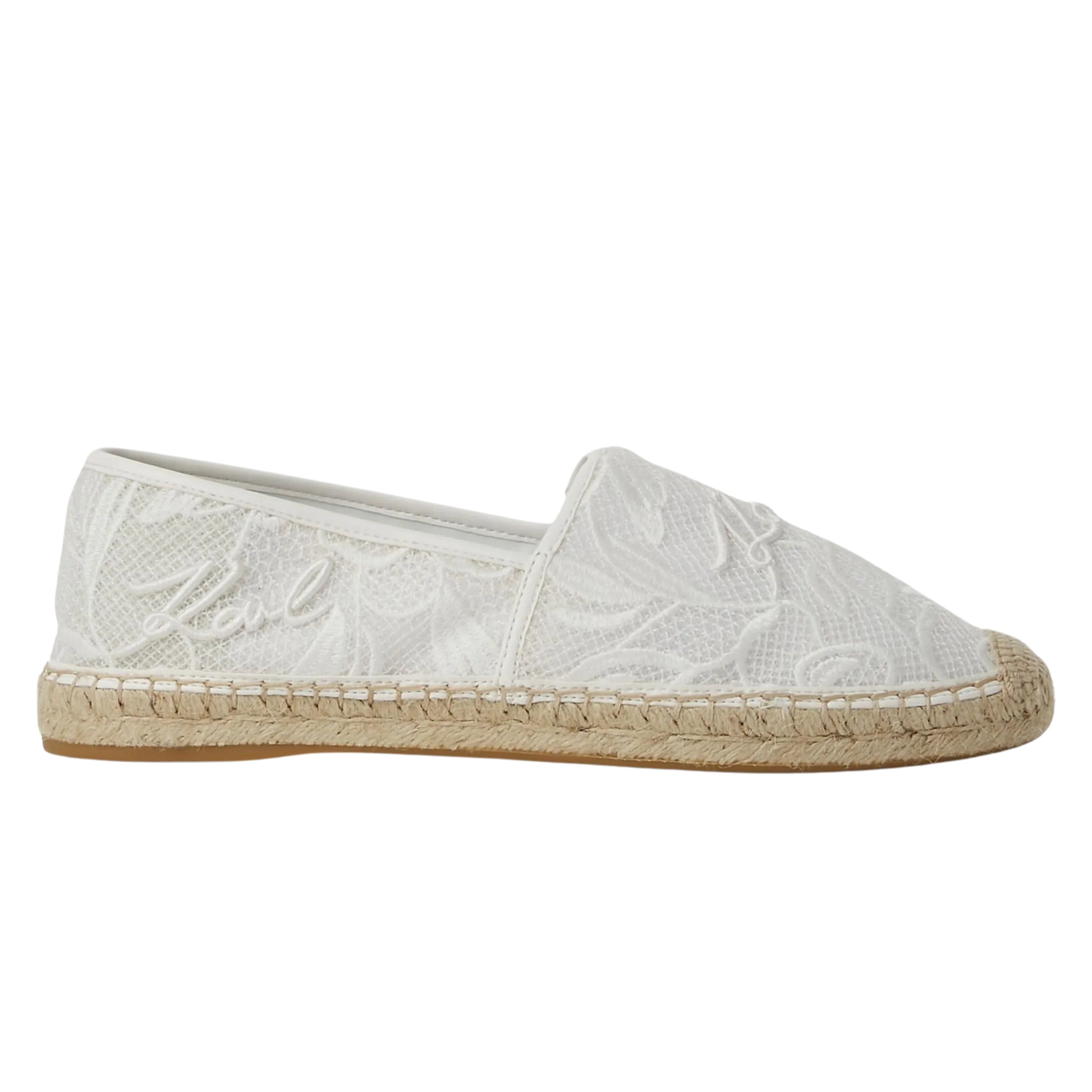 Karl Lagerfeld Slip On Ladies Kamini Orchid White