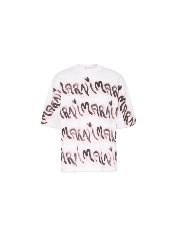 Marni T-Shirt Graphic Print White