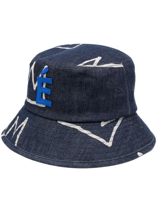 Etudes Bucket Hat Training Crown Denim Blue