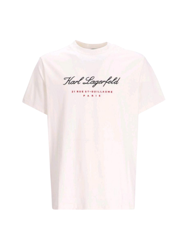 Karl Lagerfeld T-Shirt Signature Logo White