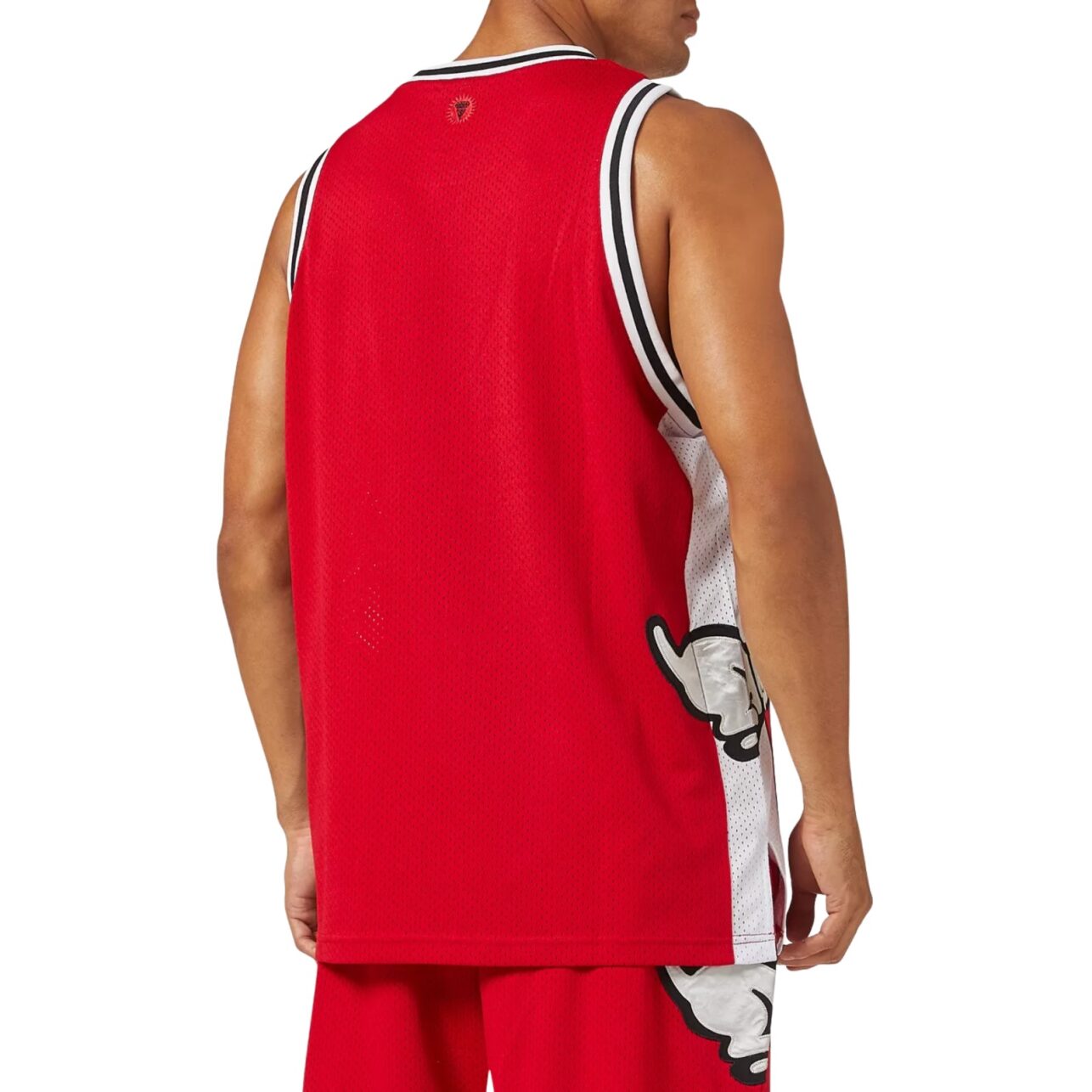 Ice Cream Baskeball Vest Applique Red-White