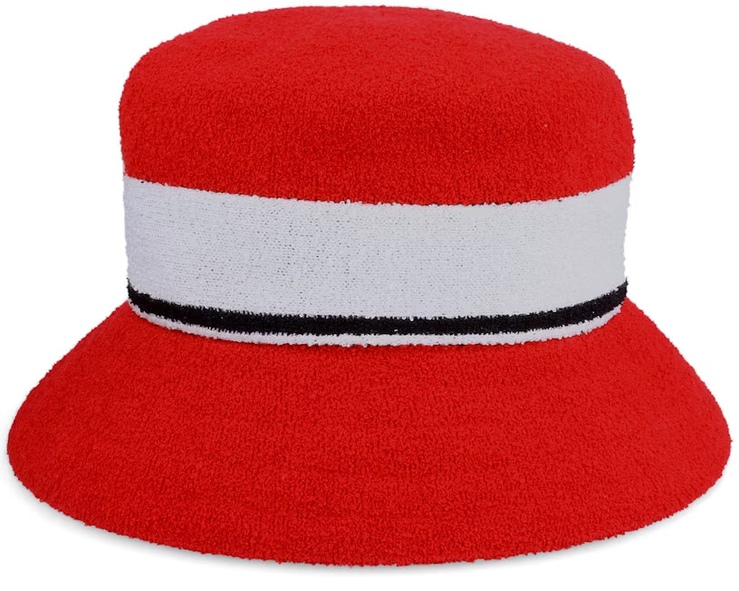 Kangol Bucket Hat Bermuda Striped Red-White