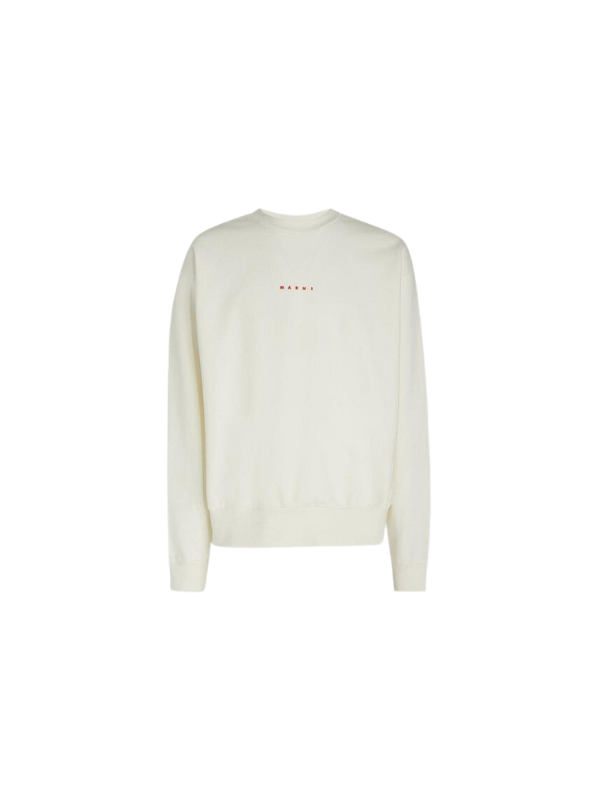 Marni Sweater Logo White