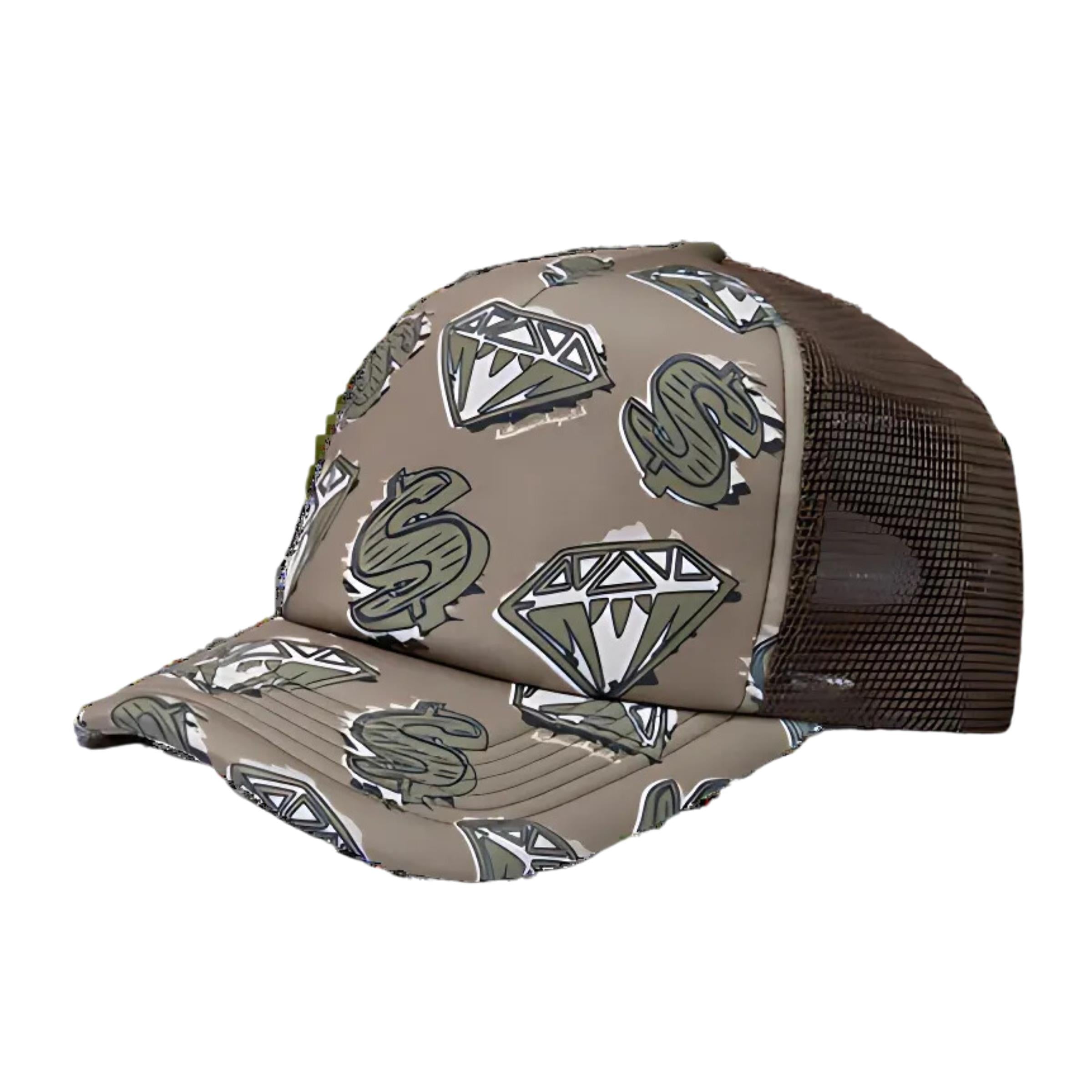 Billionaire Boys Club Cap Diamonds & Dollars Khaki