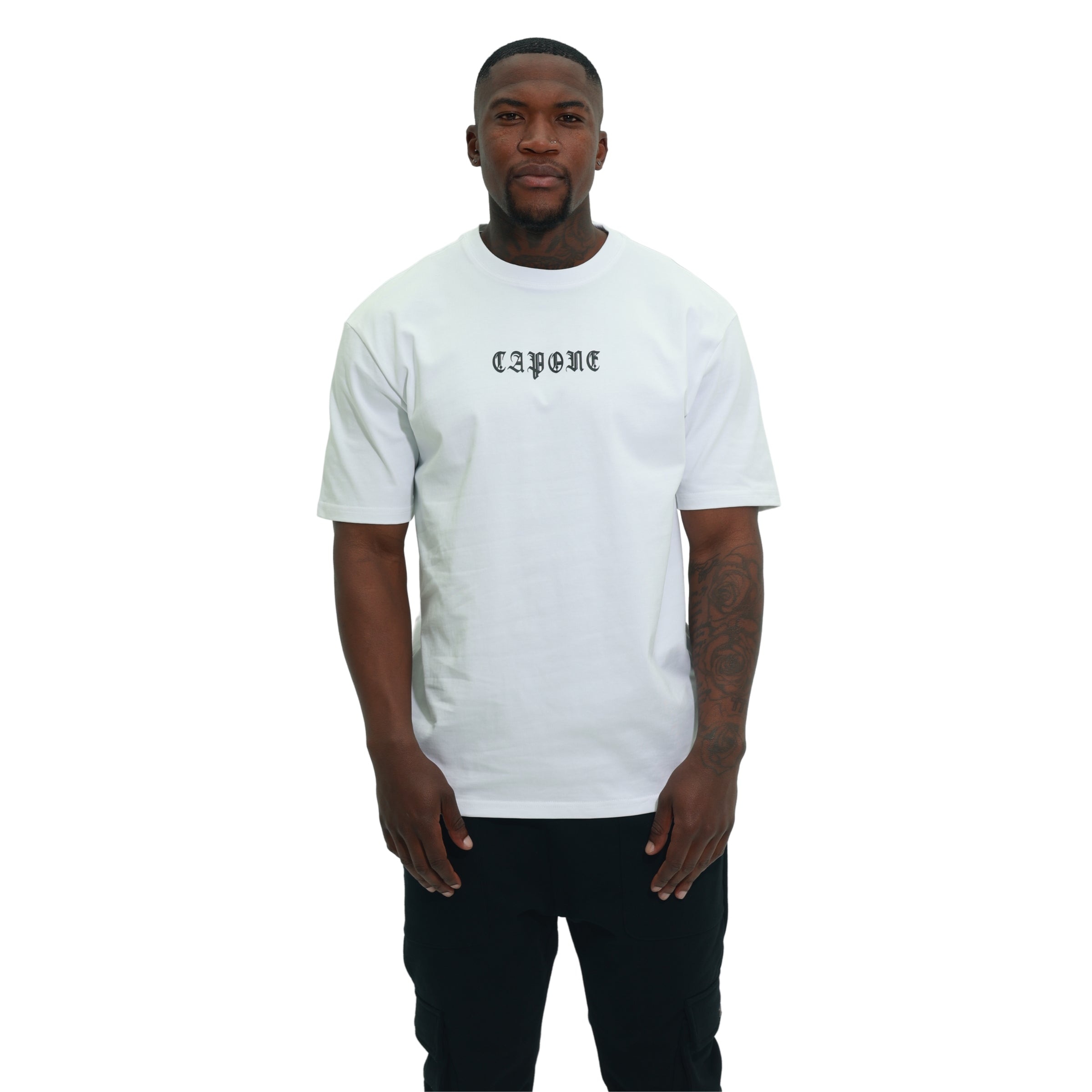 Capone T-Shirt Back Print White
