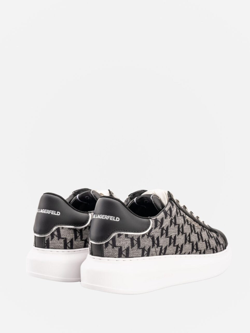 Karl Lagerfeld Sneakers Kapri Jacquard Lace Black