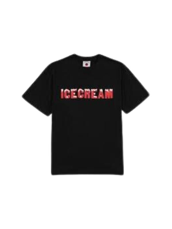 Ice-Cream T-Shirt Logo Black