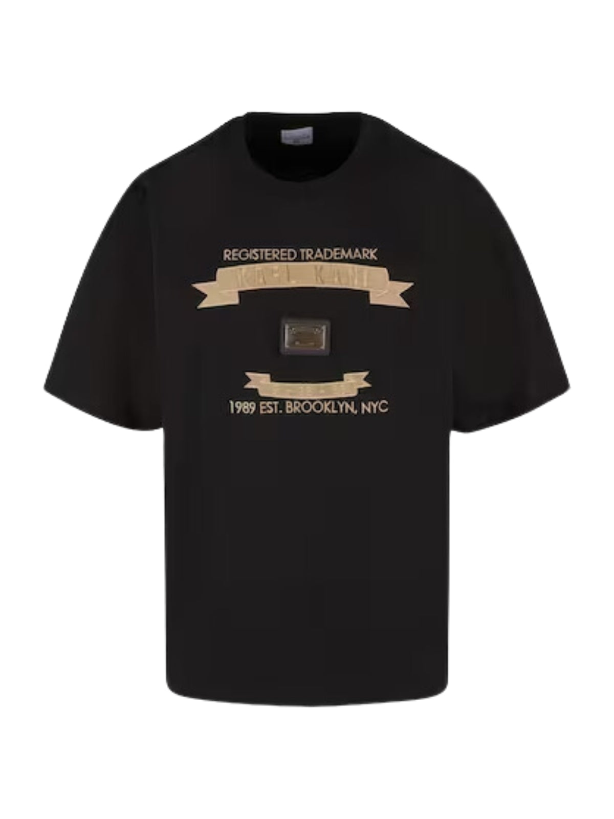 Karl Kani T-Shirt Metal Plate Boxy Black