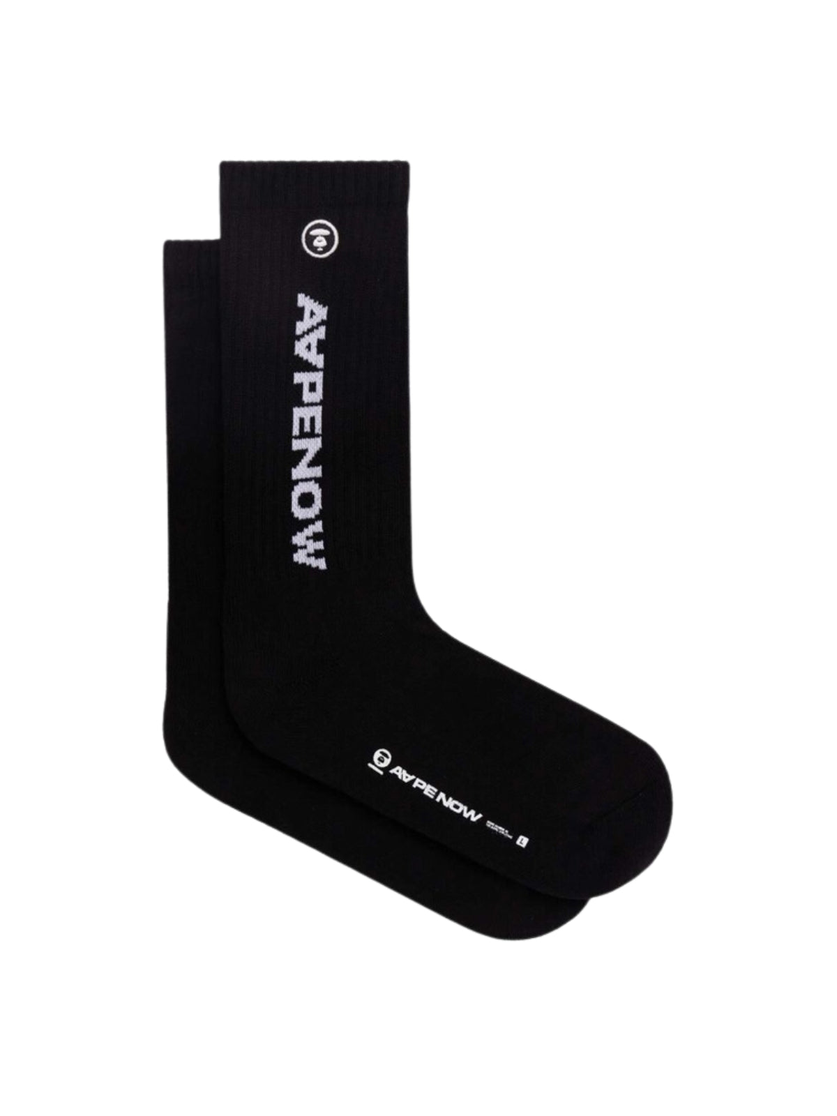 Aape Socks Logo Black