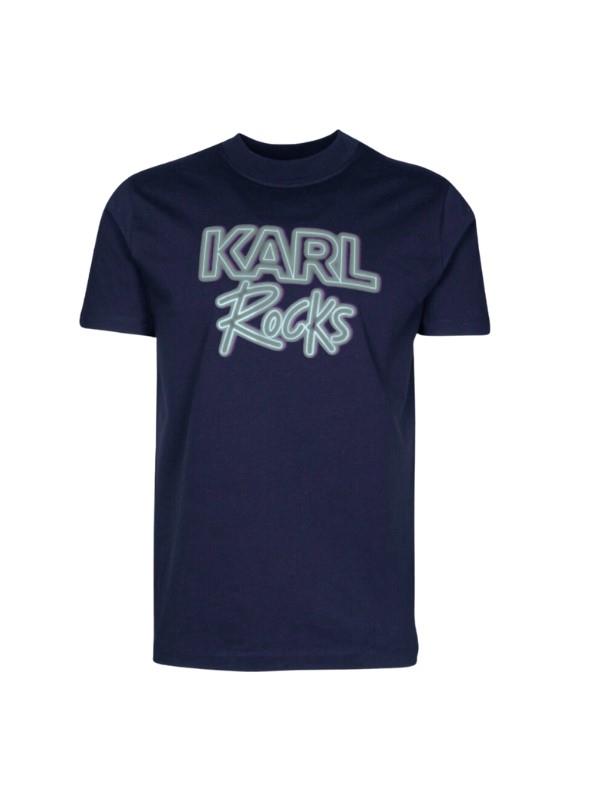 Karl Lagerfeld T-Shirt Karl Rocks Navy