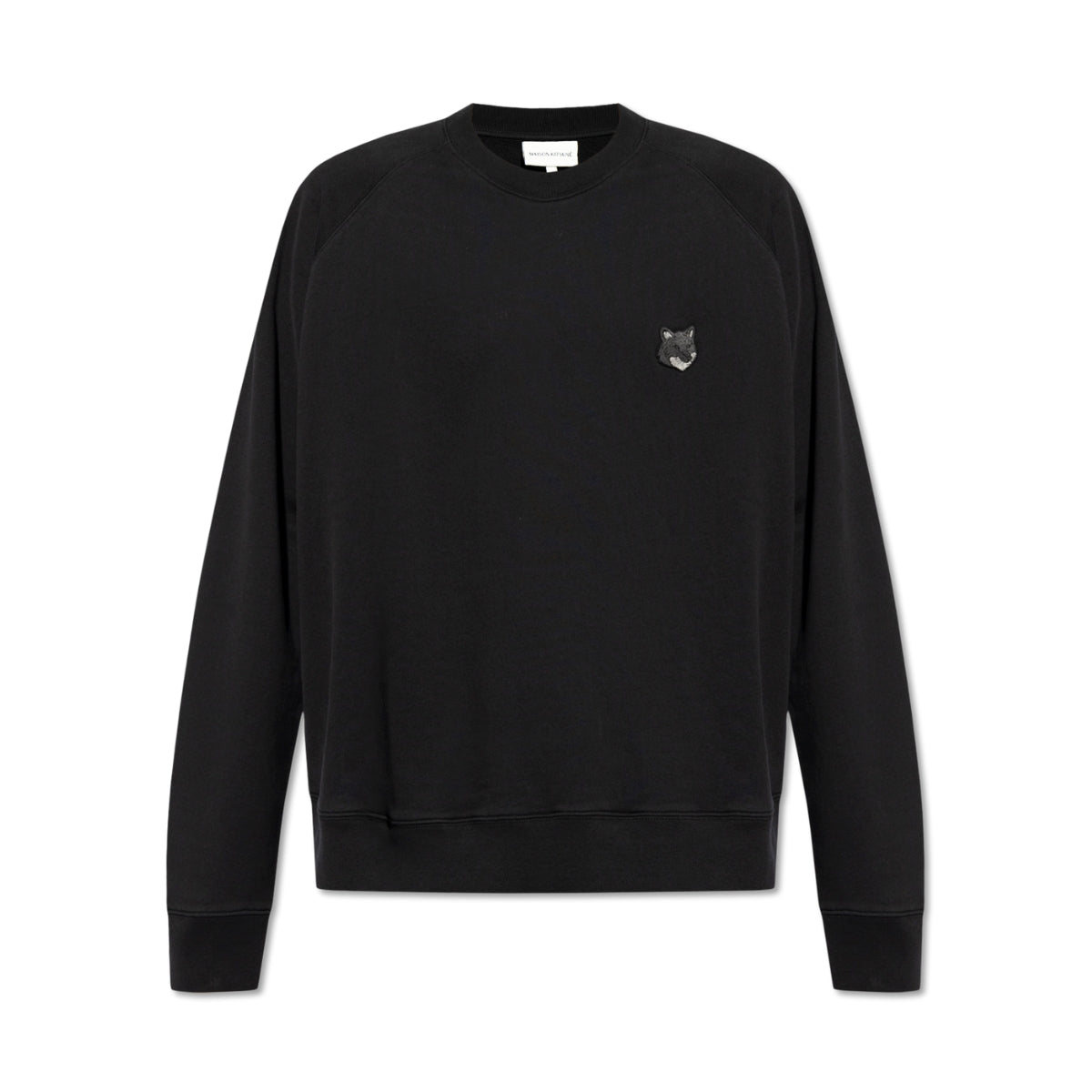 Maison Kitsune Sweater Bold Fox Head Black