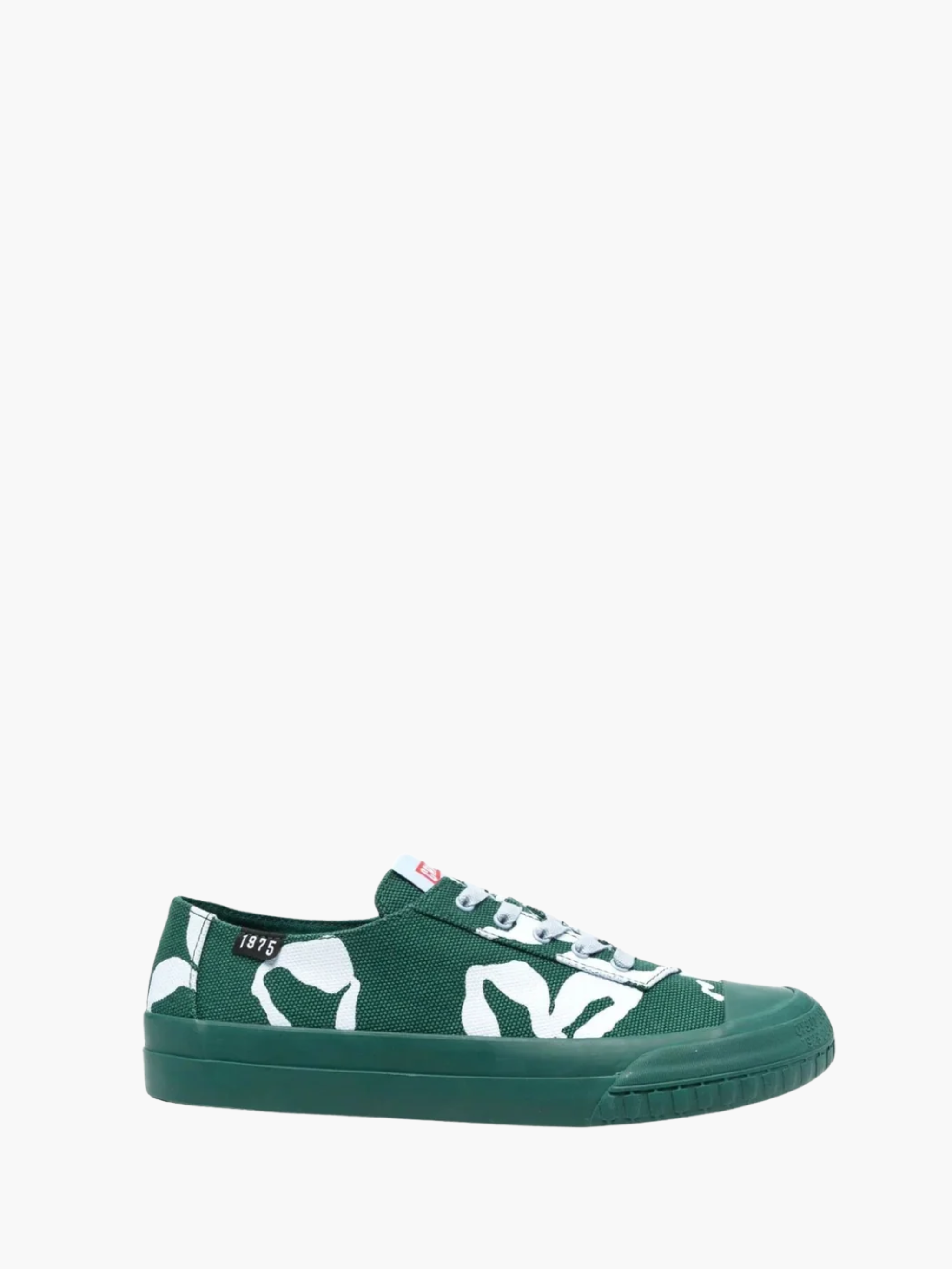 Camper Sneaker Lona Menta Flow Print White-Teal