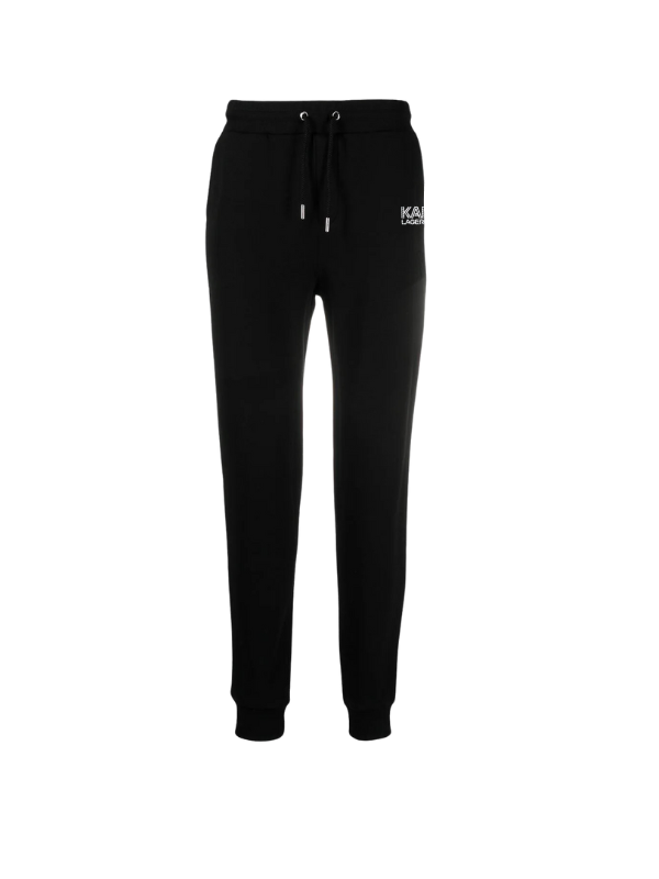 Karl Lagerfeld Track Pants Logo Black