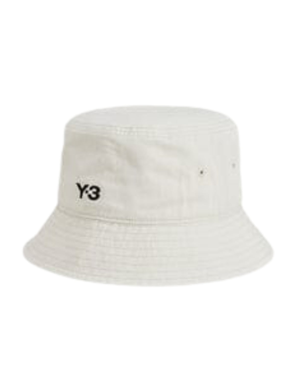 Y-3 Bucket Hat Logo Talc