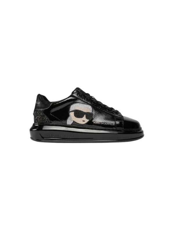 Karl Lagerfeld Ladies Sneaker Kapri Glimmer Black