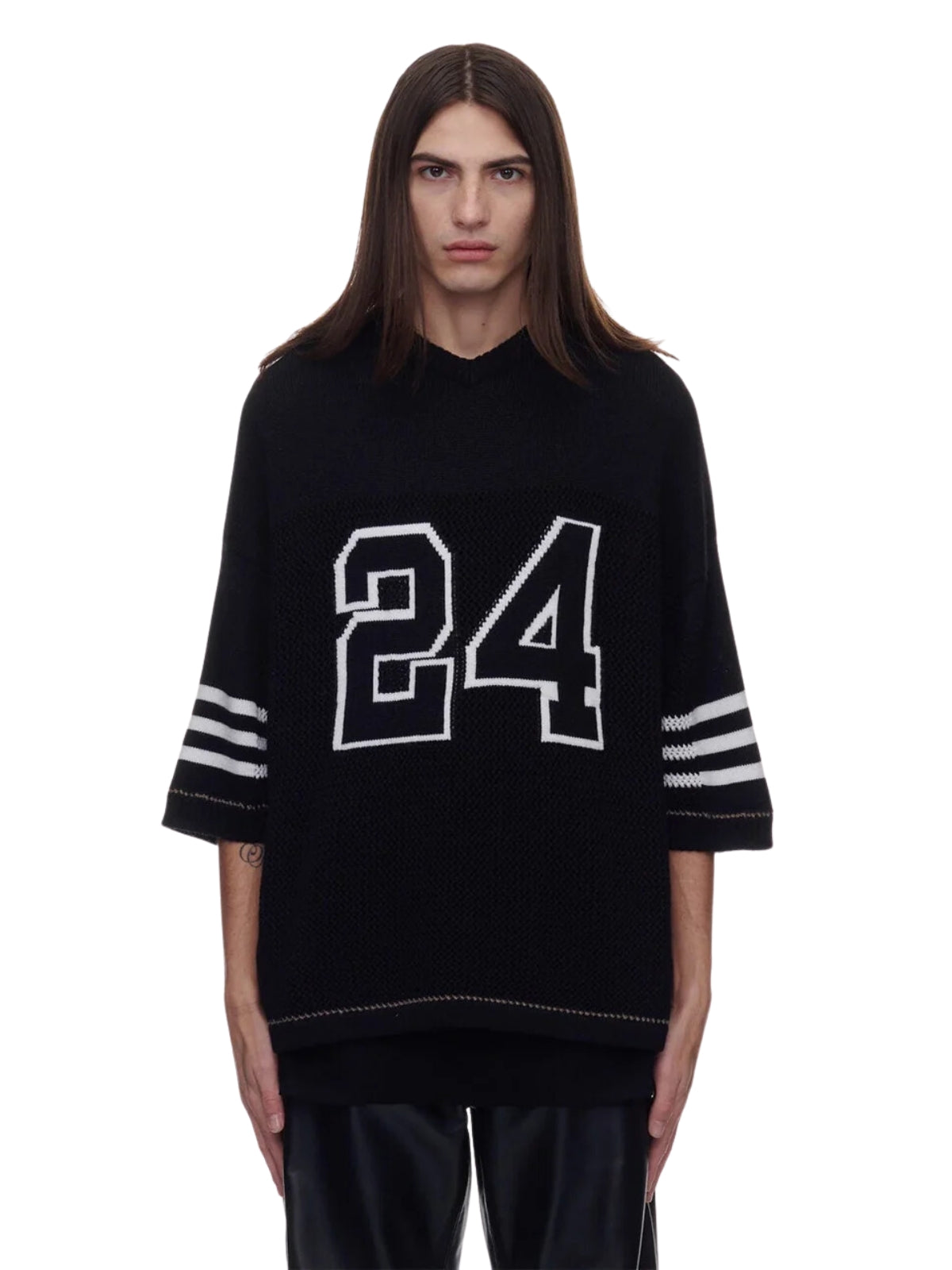 Nahmias T-Shirt Knit 24 Football Black