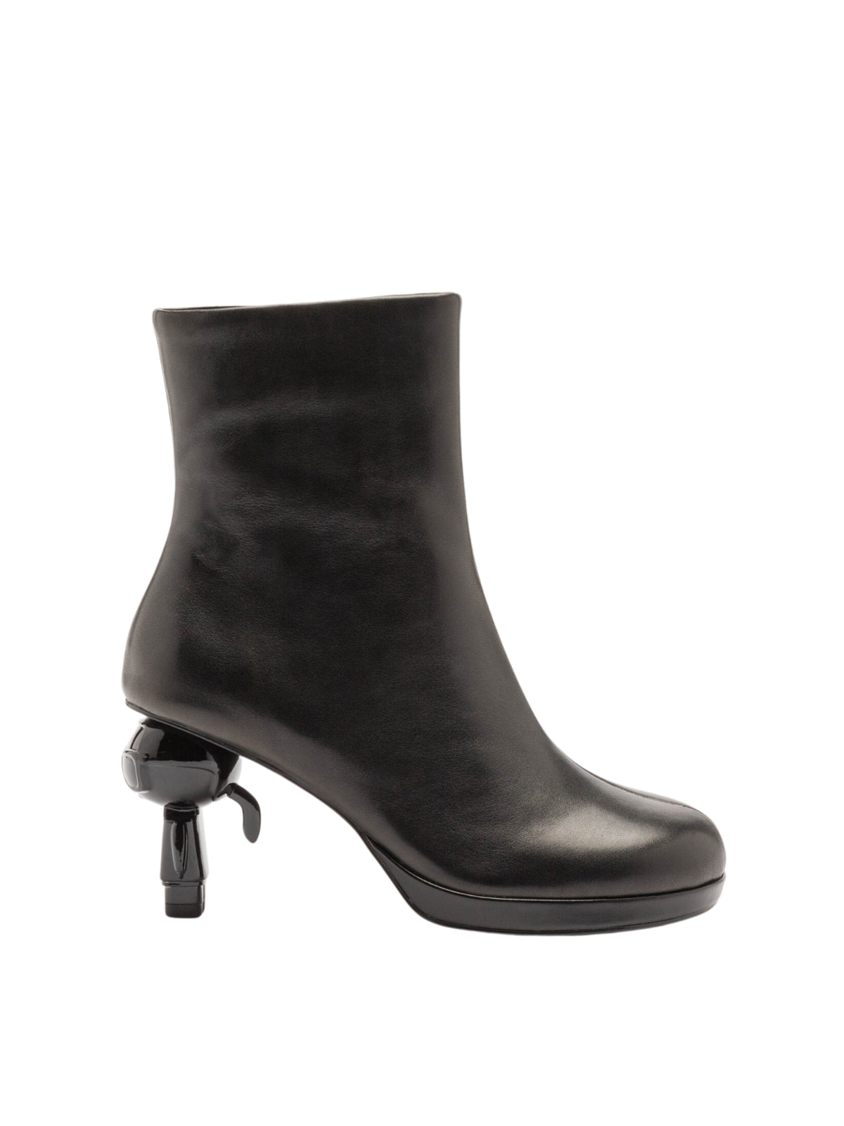 Karl Lagerfeld Heel Ikon Island Midi Zip Black