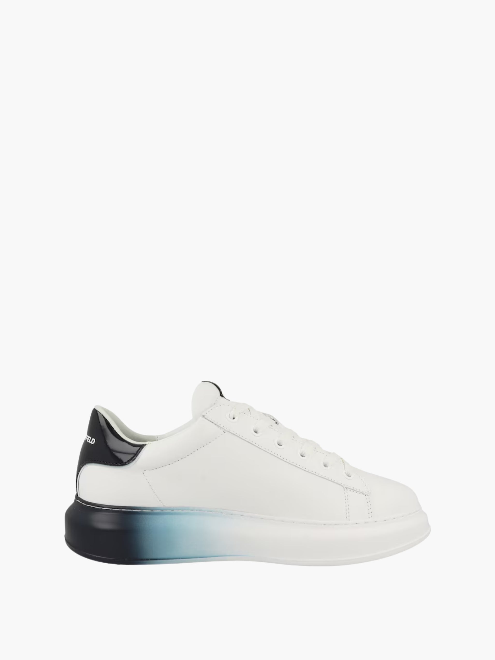 Karl Lagerfeld Sneaker KL584 Kapri Ombre Nft Lo Lace White Lthr W/Blue