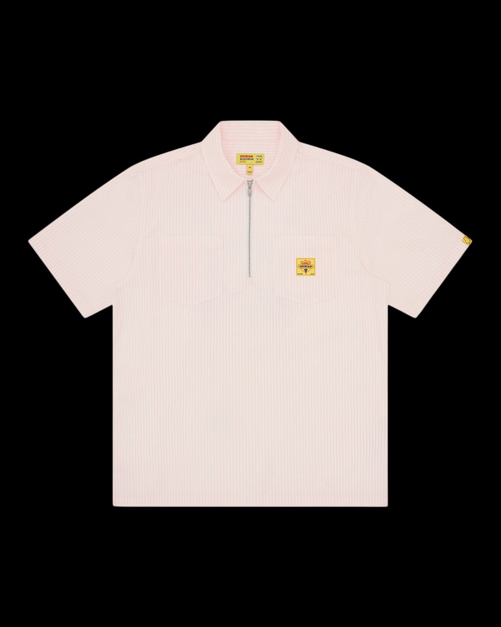 Ice-cream Golfer Quarter Zip  Work White