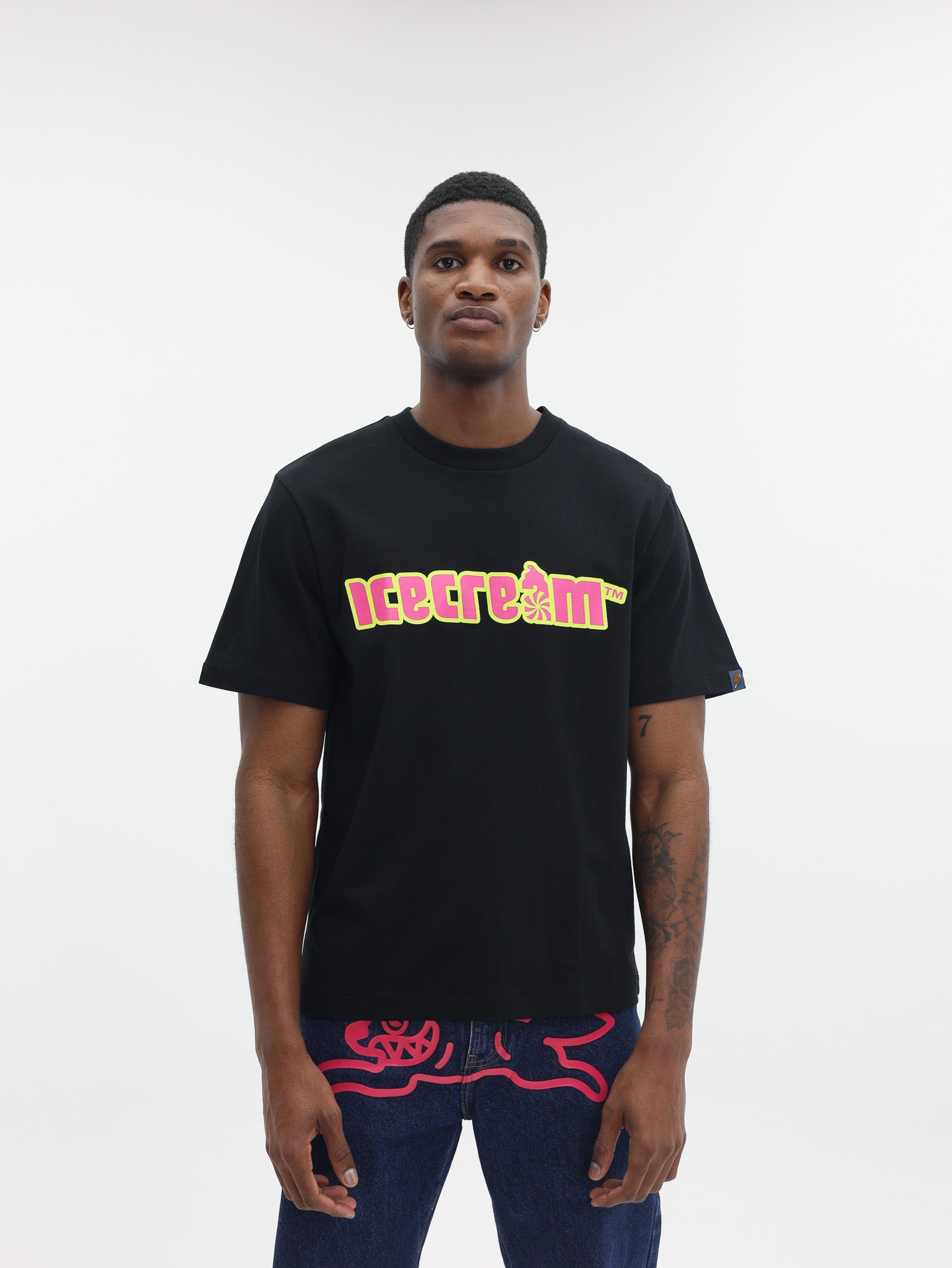 Ice Cream T-Shirt Soft Serve  Black