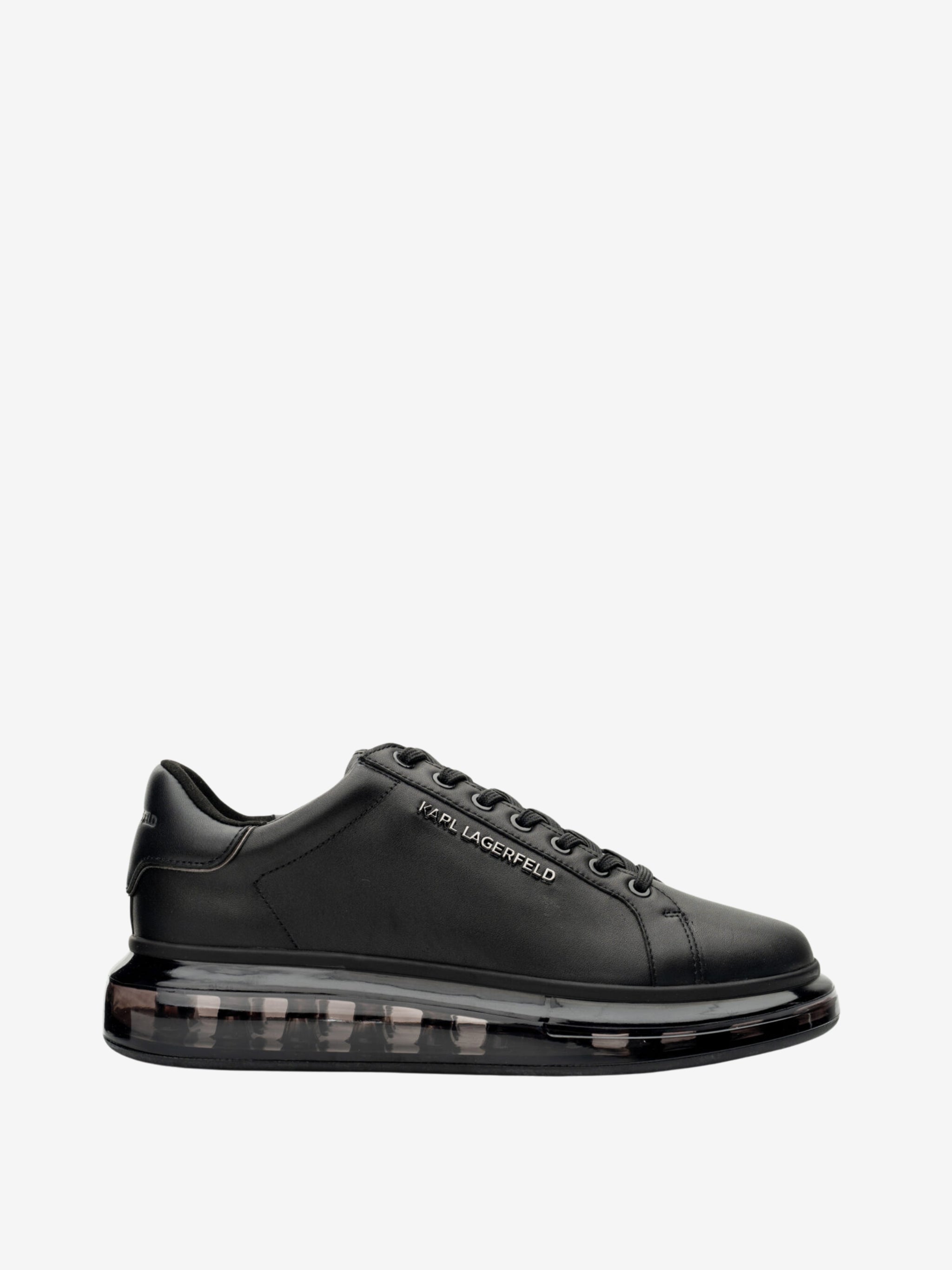 Karl Lagerfeld Sneaker Kl582 Kapri Cushion Lo Lace Lthr Black-Mono