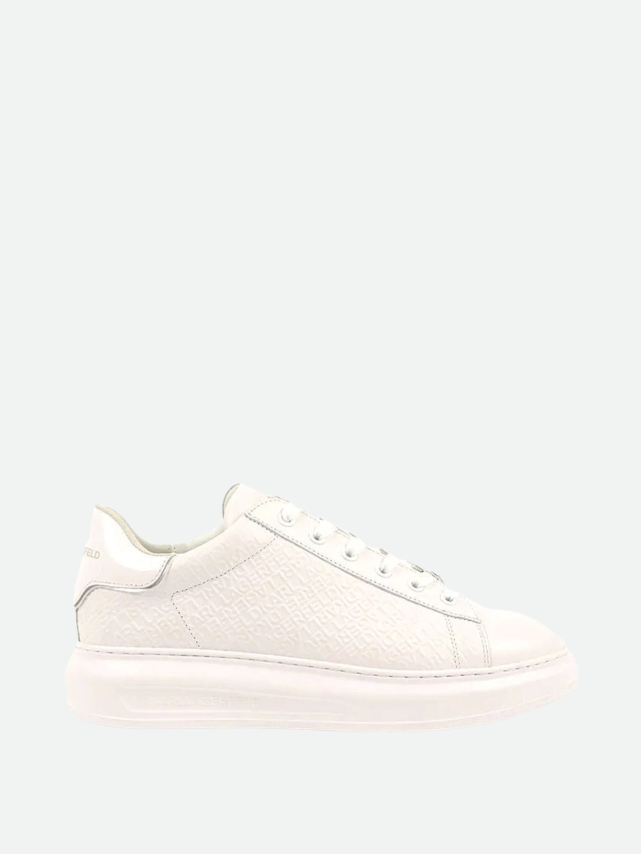 Karl Lagerfeld Sneaker Kapri Kl560 Emboss Repeat Lo Lace White