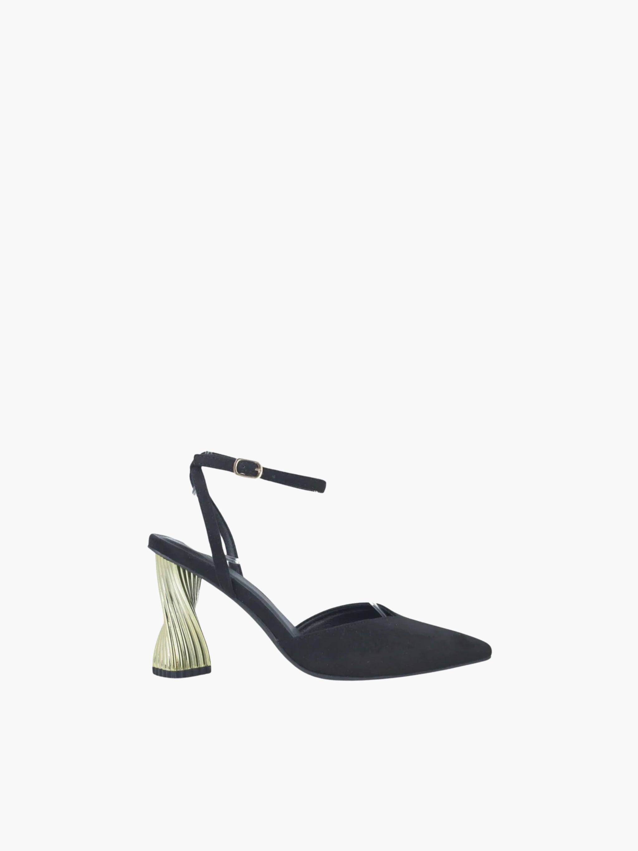 Menbur Heels Twisted Heel Black