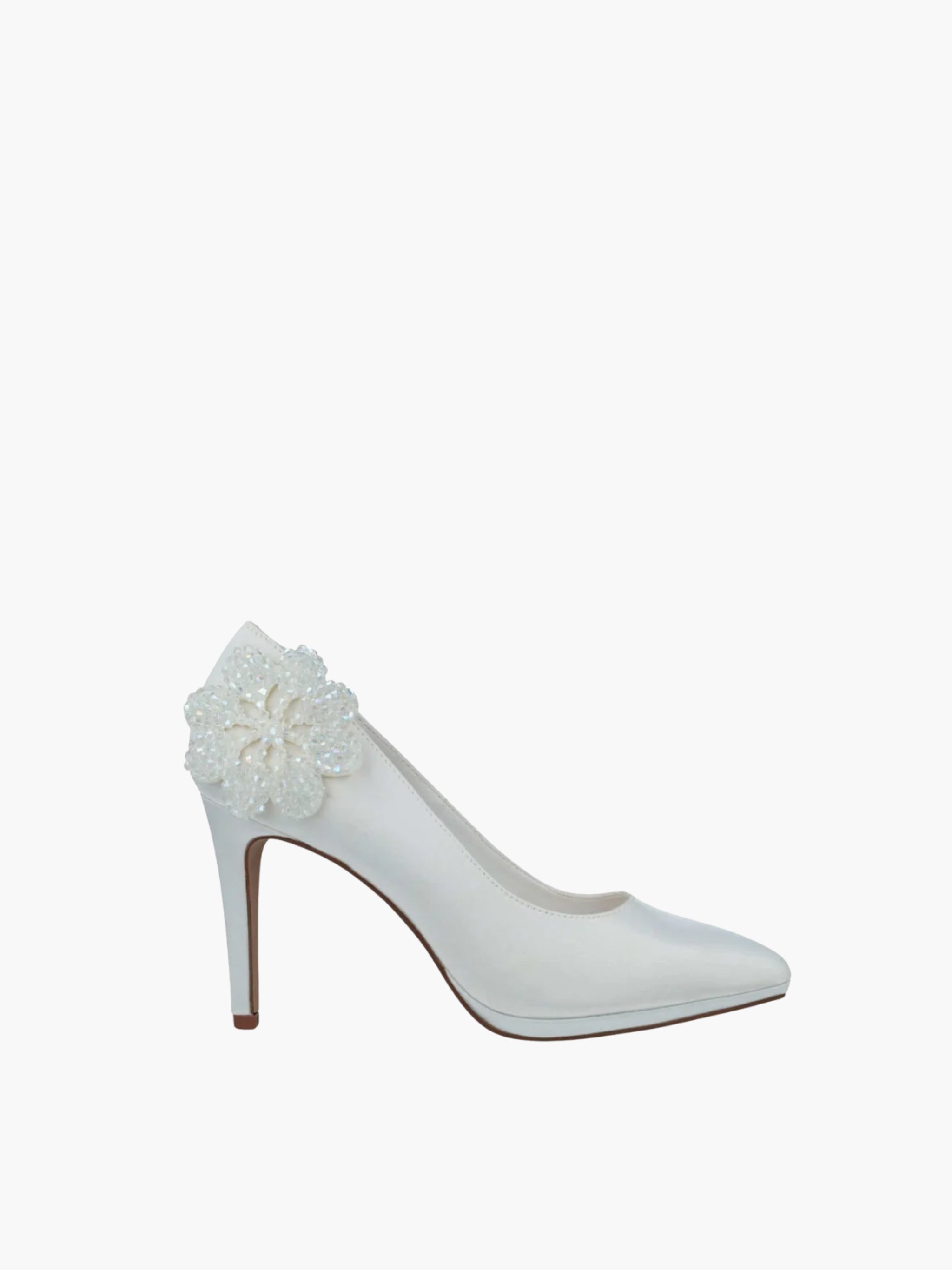 Menbur Heel Mh76 High Pearl Upper Ivory