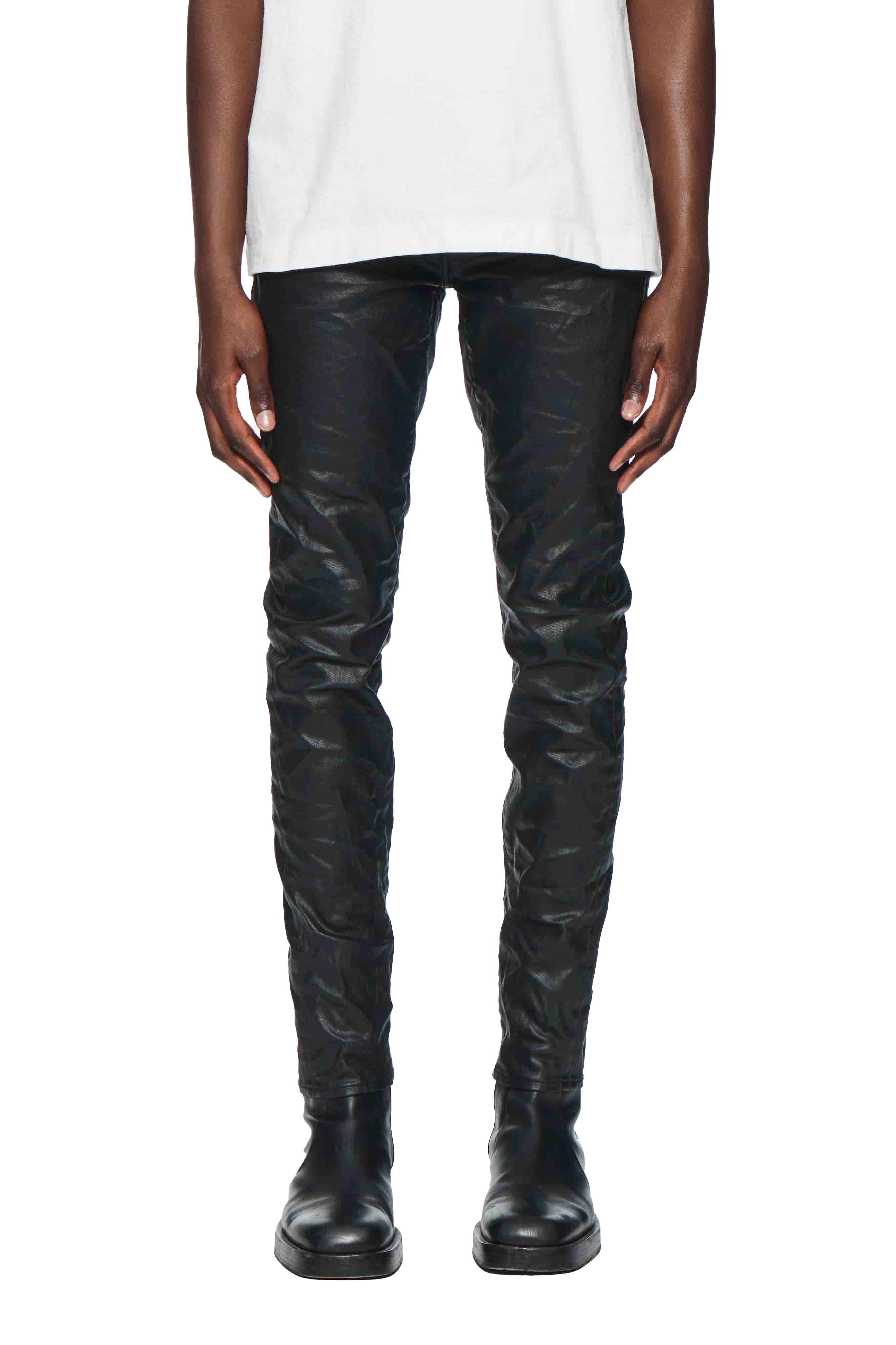 Purple Jeans Patent Film Black