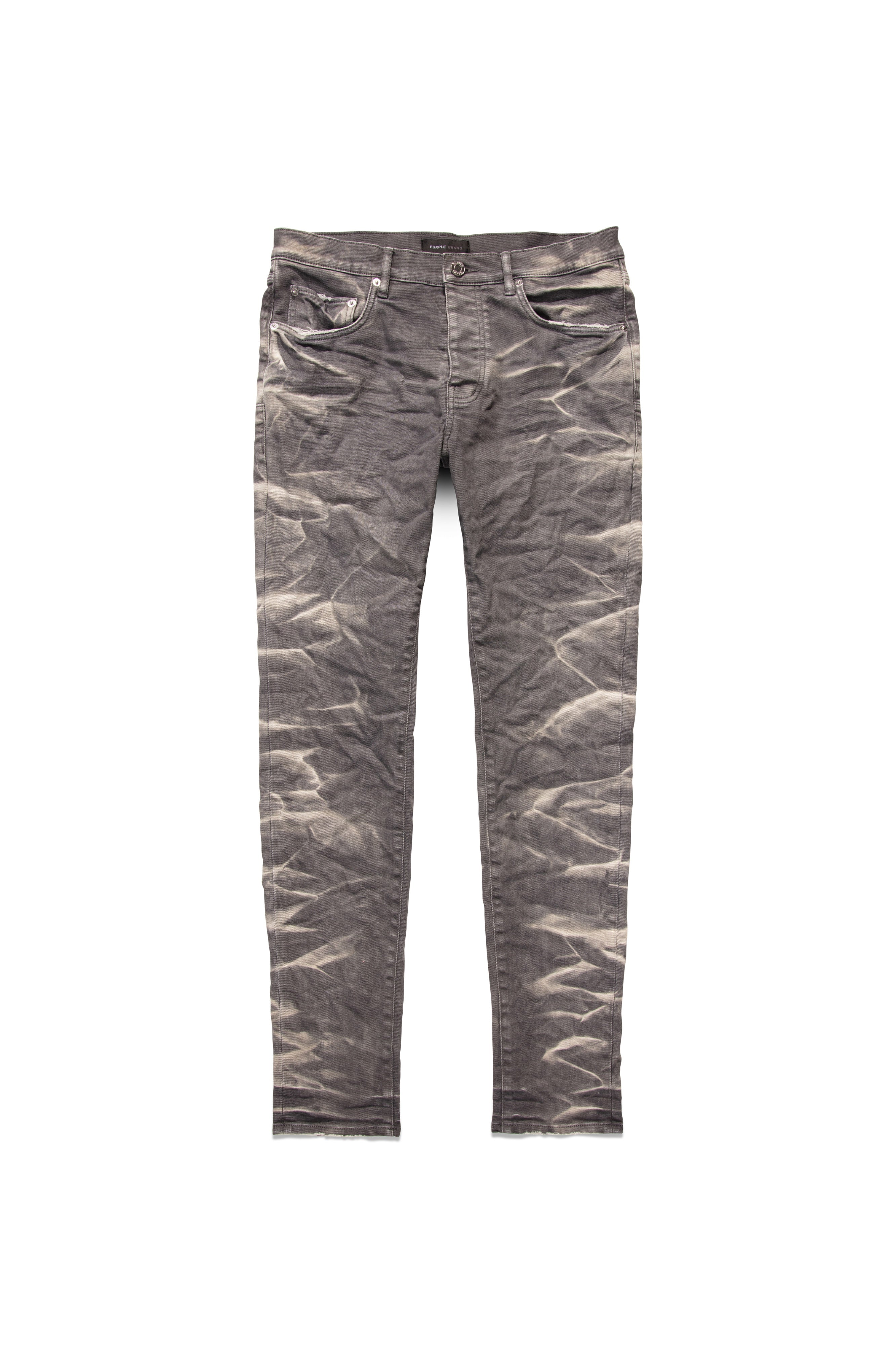 Purple Jeans Faded Side Seam Charcoal