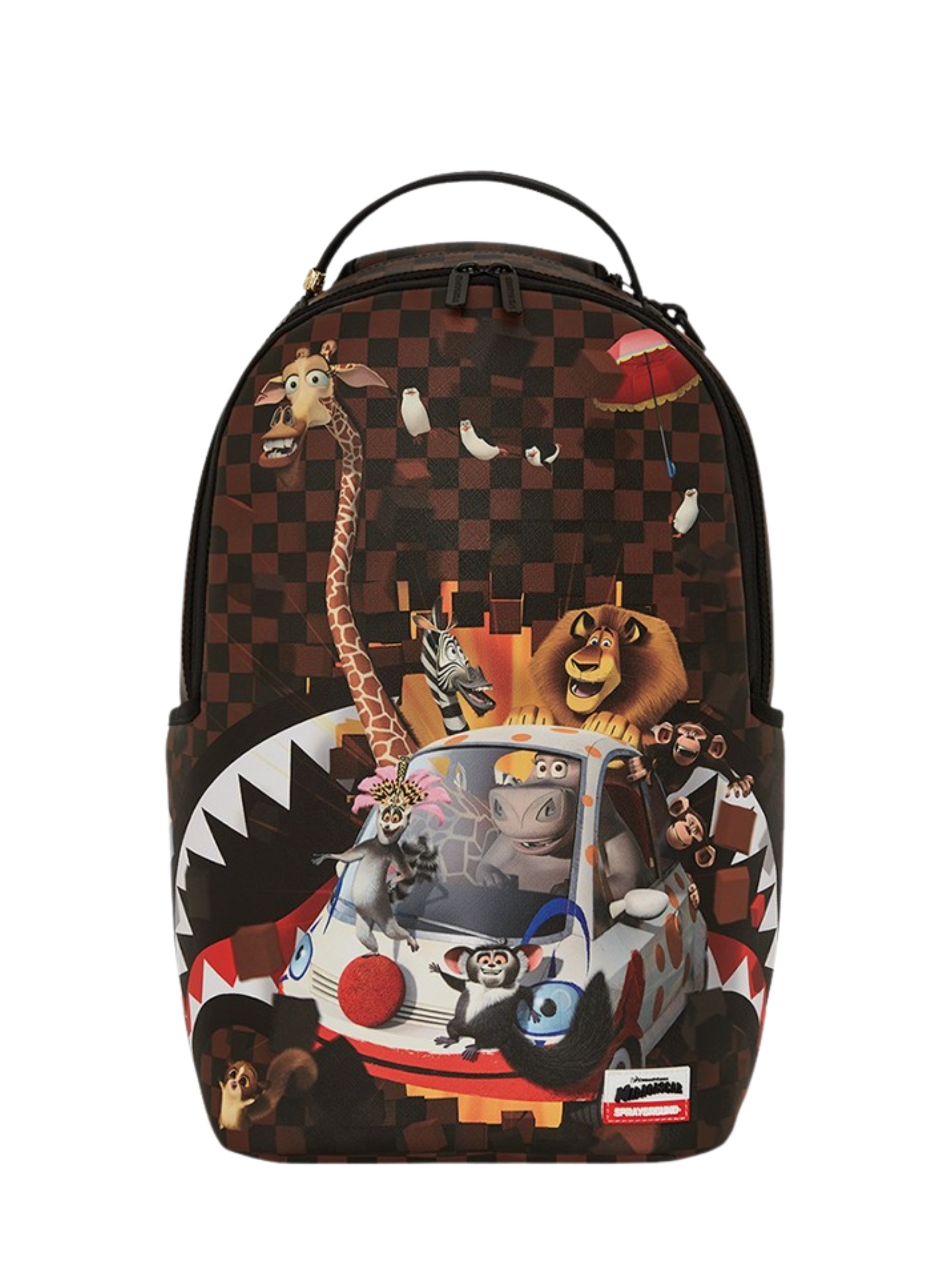 Sprayground Bag Back Pack Madagascar Rollin Thru Multi