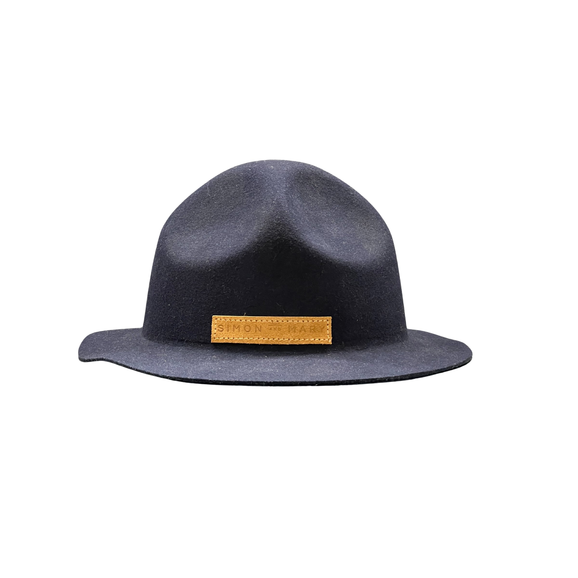 Simon & Mary Hats Mounty Raw Navy