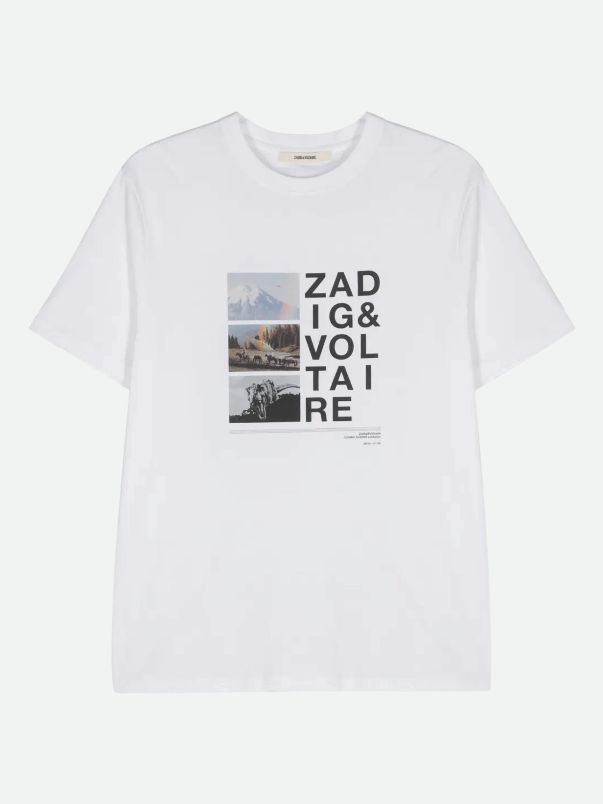Zadig & Voltaire T-Shirt Ted Photoprint White